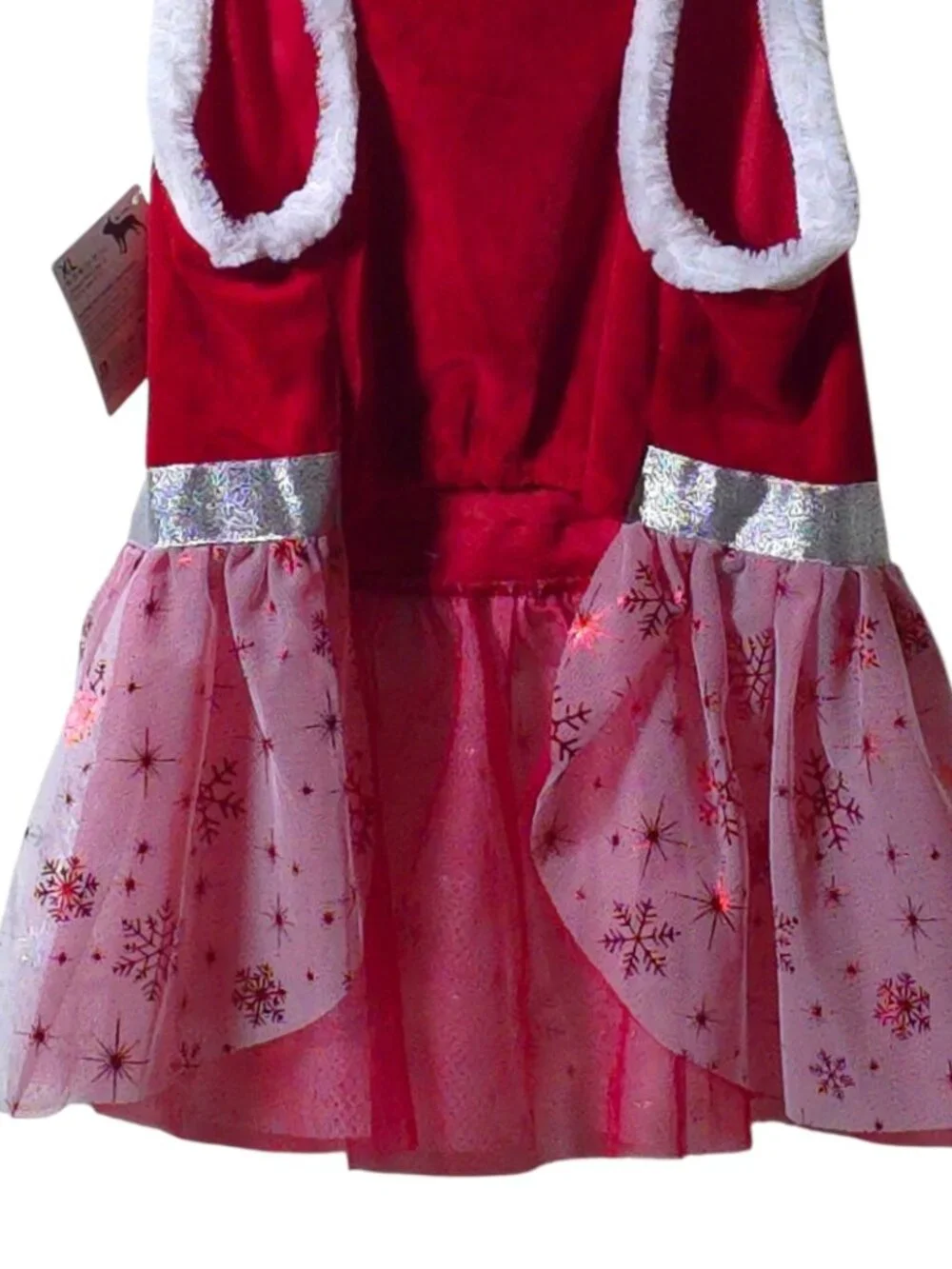 Christmas Dog Dress XL Santa’s Little Helper Holiday Pet Outfit NWT